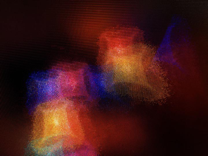 red and purple light digital wallpaper