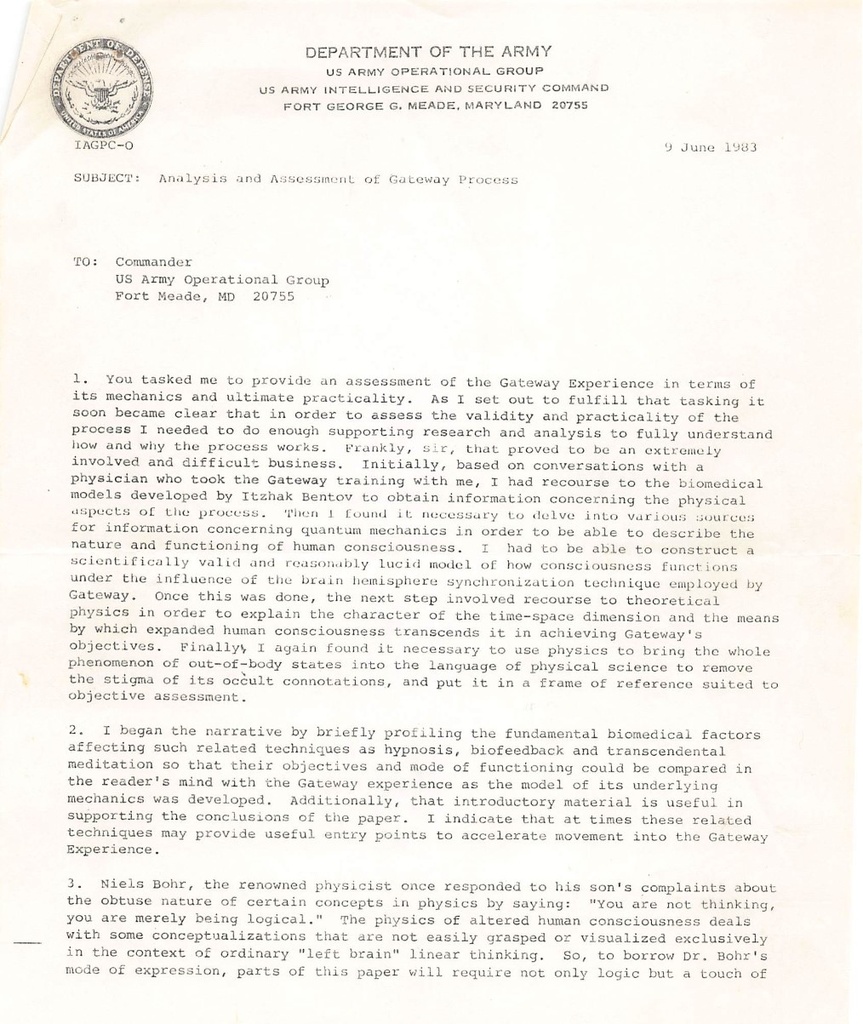 The Astral Projection Files: CIA LEAKED REPORT + 'PAGE .25'