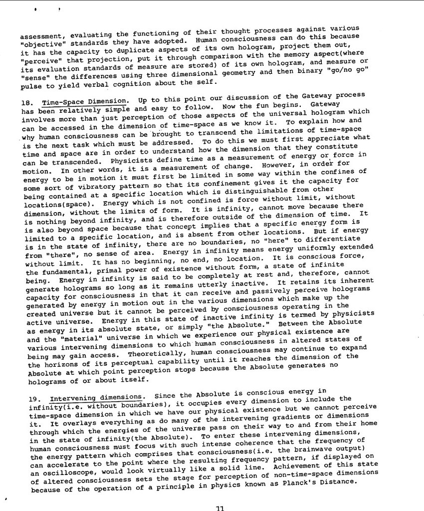 The Astral Projection Files: CIA LEAKED REPORT + 'PAGE .25'