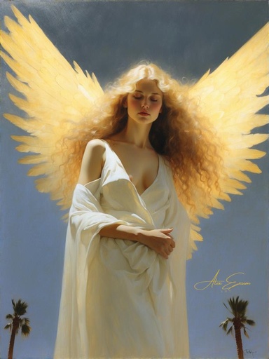Angel #1 Canvas Art (24"x36")